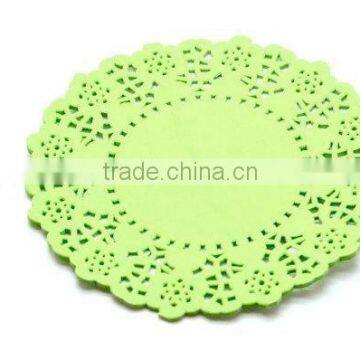 NEW Party Packaging 4.5" Lime Green Round Paper Doilies x 20 kids Birthday Party Supplies