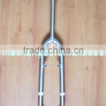 Titanium road bicycle front fork titanium cruiser bike fork customized ti bike part