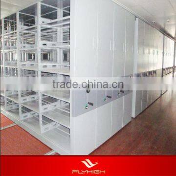 high density archives steel mobile mass shelving system for libraries