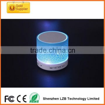 Chinese manufacturer audio speaker , factory Mini Led Bluetooth Speaker With Led Light