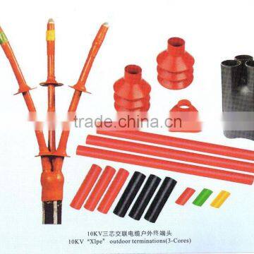 24KV Heat Shrinkable 3-core XLPE Outdoor Termination Kit