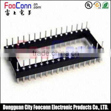 1.778mm dual rows round pin header 180 degree for pcb