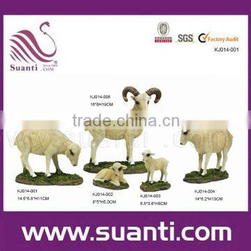 Hot sale sheep figurines resin animals, resin crafts