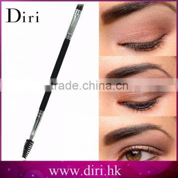 Professional single cosmetic lash brush double head makeup angled eyebrow brush