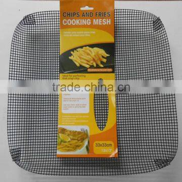 PTFE quickachip tray / PTFE open mesh baking tray / Teflon pizza mesh tray