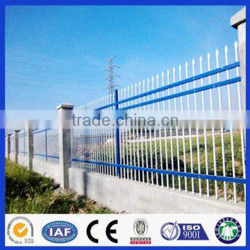 Powder Coated Zinc Steel Fence and fence gate for Villas, community, gardens