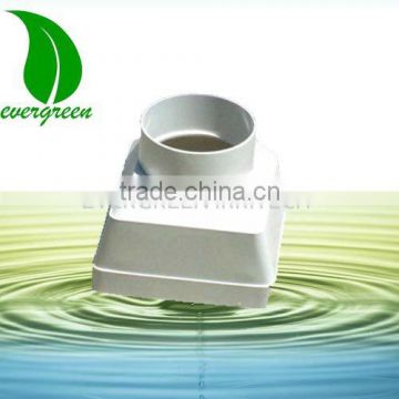 Plastic rainwater hopper head