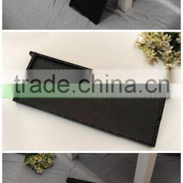 Plastic frame with comb foundation for langstroth deep box