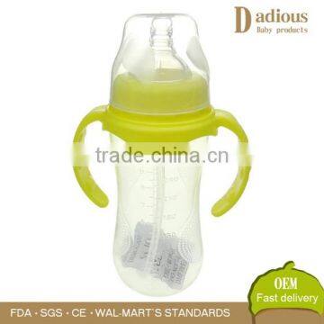 2016 High Quality BPA Free Unique Milk Thermos PP Baby Bottle Wholesale