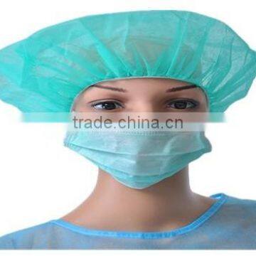 nonwoven face mask with earloop / tiers with 3ply (Nonwoven face mask-S)
