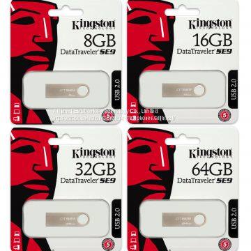 Kingston 8GB 16GB 32GB 64GB DataTraveler SE9 USB 2.0 Flash Pen Drive DTSE9H