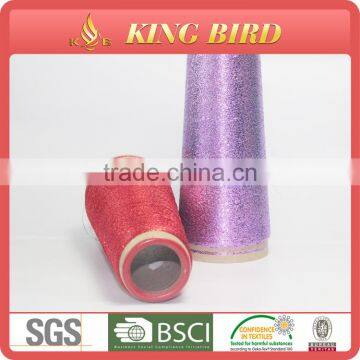 High Quality Metallic Knitting Yarn Silver Thread Glitter Yarn photo-2