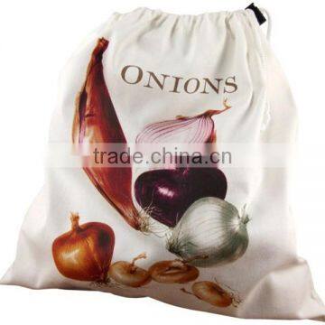 Factory Wholesale Eco-Friendly Drawstring Onion Bag