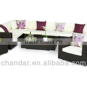 4pcs Sectional Rattan Outdoor Furniture Rattan Sofa Set