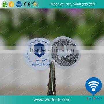 13.56MHZ NTAG215 PVC Adhesive RFID NFC Sticker