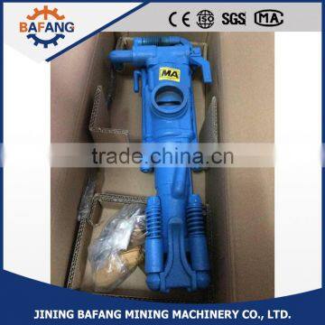 Road construction used pneumatic rock drill 7655(YT23) with air leg