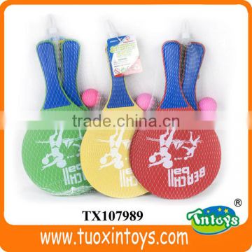 wood beach tennis racket, wooden beach racket set