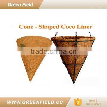 Cone Shaped Coco Fiber Basket China Supplier photo-1