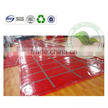 Top Quality Red Tarp Side Curtain Systerm For Semi-Trailer