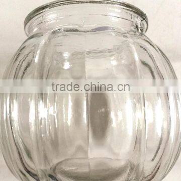 Pumpkin Candle Holder,Christmas Glass Candle Holder (HLTH-V029) photo-2