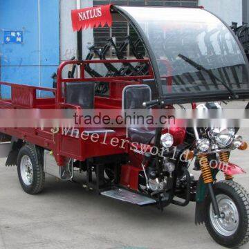 Africa Type,New Sale 150CC/200cc Cabin Three Wheel Food Tricycle Cart for Sale photo-3