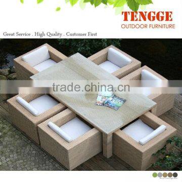 TG-UG9008 Modern outdoor furniture table and chair restaurant opportunity