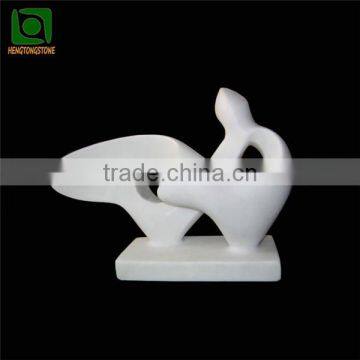White Marble Stone Abstract Statue Carving photo-6