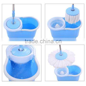 Bucket System And Complete Swivel Rotating Magic Mop 2 Mop Heads photo-3