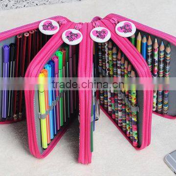 Factory Wholesale Drawing Sketching 36 Pieces Canvas Roll Up Pencil Case photo-6