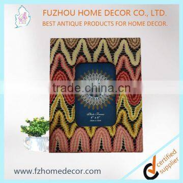hot sale lace printing fabric frame can do customized printing