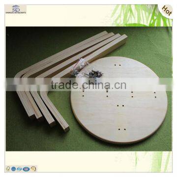 Solid Funny Diy Easy Installing Pine Wooden High Stool photo-2