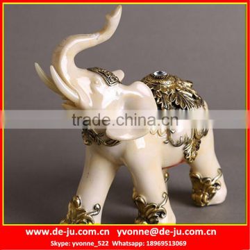 Imitation Ceramic Large Resin Elephant Statues