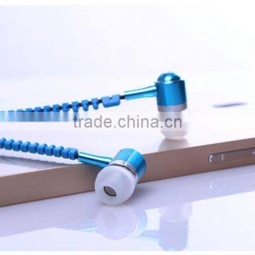 Creative Zipper Metal Earphone OEM Luminous Earphones photo-5