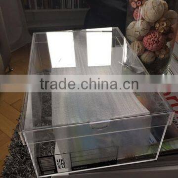 Bespoke Acrylic Shoe Box/Hot Sale Plexiglass Shoe Boxes With Lid