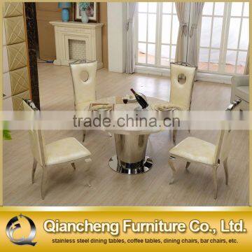 wedding event marble top round dining table