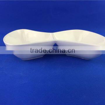 White Antique Porcelain Plates in Stock photo-2