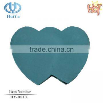 double heart green flower foam for floral arrangements