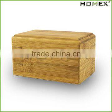 Eco-friendly bamboo pet urns for ashes Homex BSCI/Factory