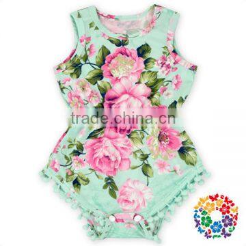 Hot Selling Infant Sleeveless Chicken Bodysuit Sunsuit Flower Patriotic Baby Clothing Children Romper photo-5