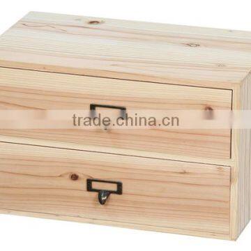 Simple design wooden storage box