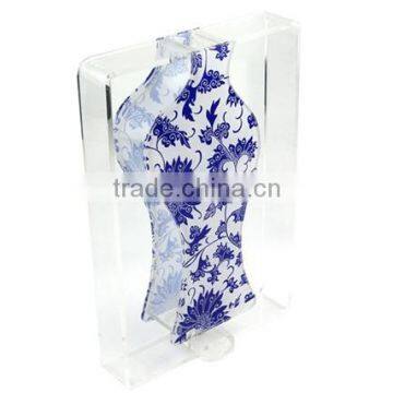 Handmade Custom Clear Wholesale Acrylic Cylinder Vase photo-3