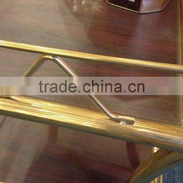 Stainless Steel Mobile Food Cart Coffee Cart Hand Cart for Sale C-37 photo-3