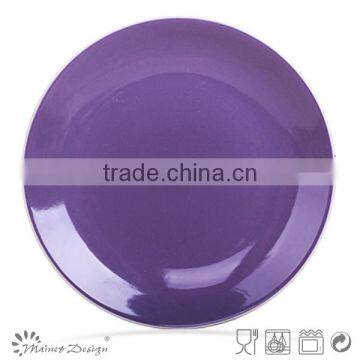 10.5" Color Glazed Dinner Plate ,cheap Plate photo-6