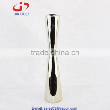 Gold plating small ceramic flower vase