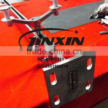 JINXIN Tempered Glass Fence Panels Stair Railing Cost 12mm Clear Tempered Glass Railing photo-6