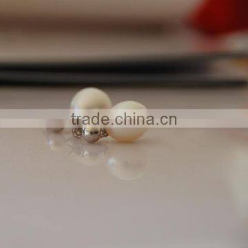 Raindrop 9-10mm Freshwater Pearls Earrings photo-2