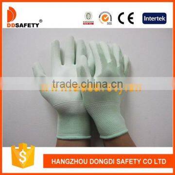 Green Nylon With Green Pu Gloves