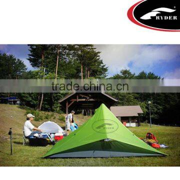 1 Person Small Ultralight Silicone Waterproof Fireproof Outdoor Custom Equipment Pyramid Backpacking Camping Tents photo-2