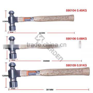 45 Carbon Steel Ball Pein Hammer With Oak Wood Handle photo-6