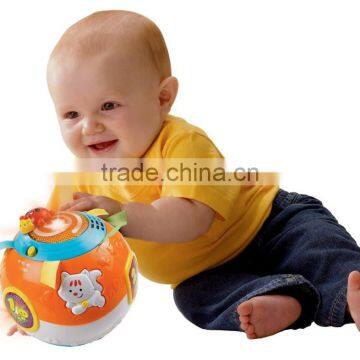 2015 New Hot Products Roll Inside Inflatable Ball Toy Baby Toy Nusic Farm Rolling Ball From Dongguan ICTI Manufacturer photo-3